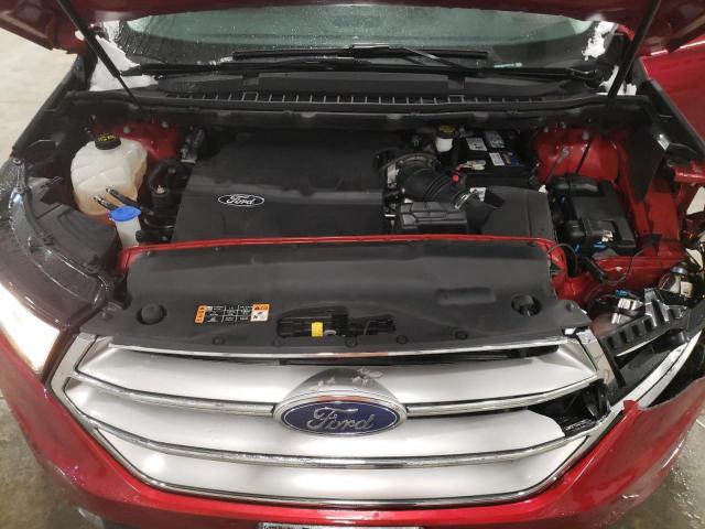 2FMTK4K89FBB77649 - 2015 FORD EDGE TITANIUM RED photo 11