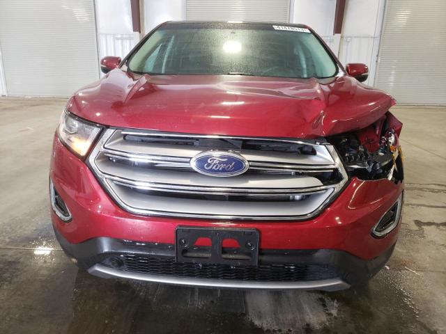 2FMTK4K89FBB77649 - 2015 FORD EDGE TITANIUM RED photo 5