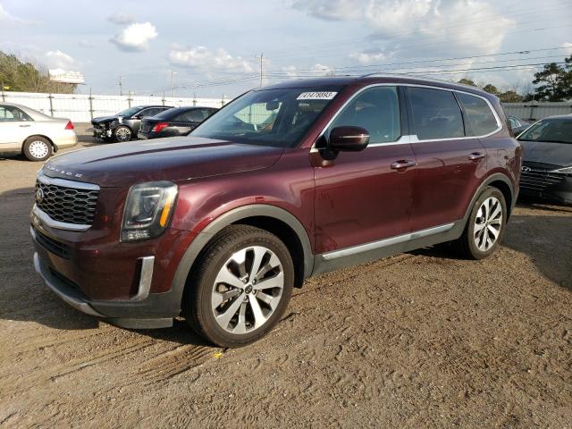 5XYP64HC0LG014479 - 2020 KIA TELLURIDE S MAROON photo 1