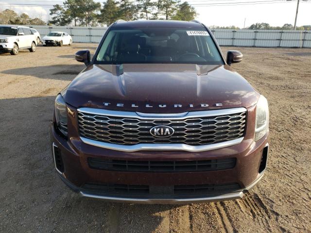 5XYP64HC0LG014479 - 2020 KIA TELLURIDE S MAROON photo 5