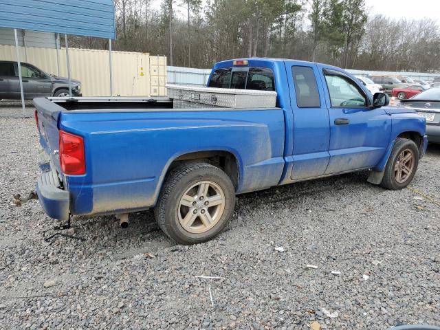 1D7HE32K58S586446 - 2008 DODGE DAKOTA SXT BLUE photo 3