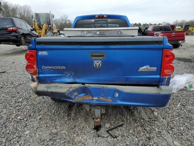 1D7HE32K58S586446 - 2008 DODGE DAKOTA SXT BLUE photo 6