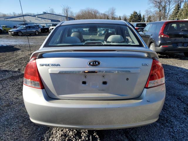 KNAFE122785558312 - 2008 KIA SPECTRA EX SILVER photo 6