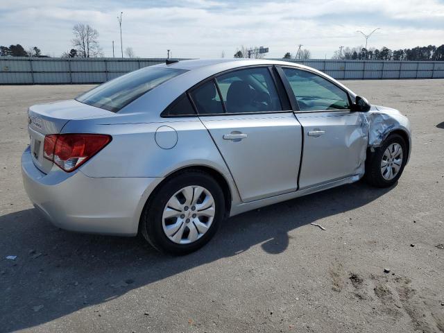 1G1PA5SG4D7277422 - 2013 CHEVROLET CRUZE LS SILVER photo 3