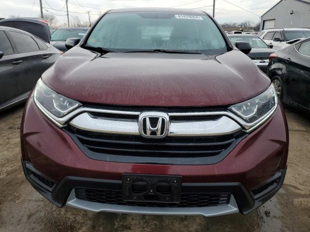 2HKRW6H37JH209490 - 2018 HONDA CR-V LX BURGUNDY photo 5