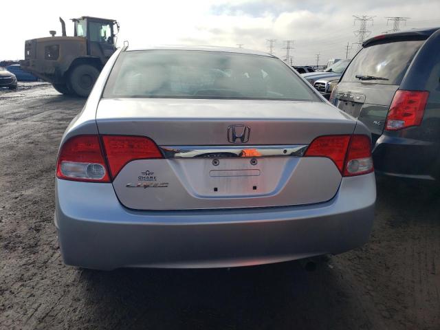 19XFA1F52AE028424 - 2010 HONDA CIVIC LX SILVER photo 6