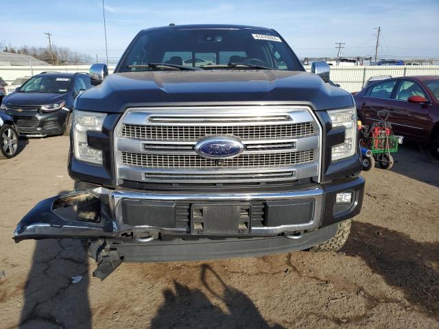 1FTEW1EF3GFA49062 - 2016 FORD F150 SUPERCREW GRAY photo 5