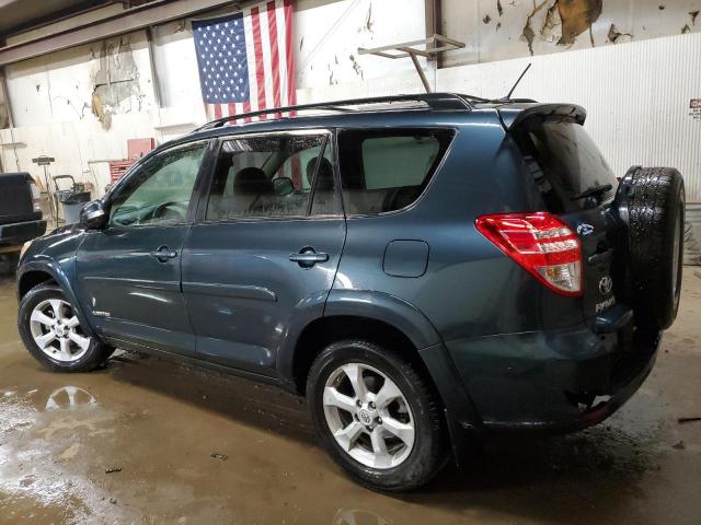 2T3DK4DV2BW062832 - 2011 TOYOTA RAV4 LIMITED BLUE photo 2