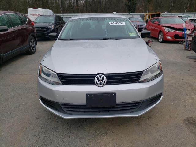 3VW1K7AJ5CM385732 - 2012 VOLKSWAGEN JETTA BASE Արծաթագույն լուսանկար 5
