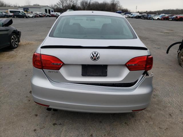 3VW1K7AJ5CM385732 - 2012 VOLKSWAGEN JETTA BASE Արծաթագույն լուսանկար 6