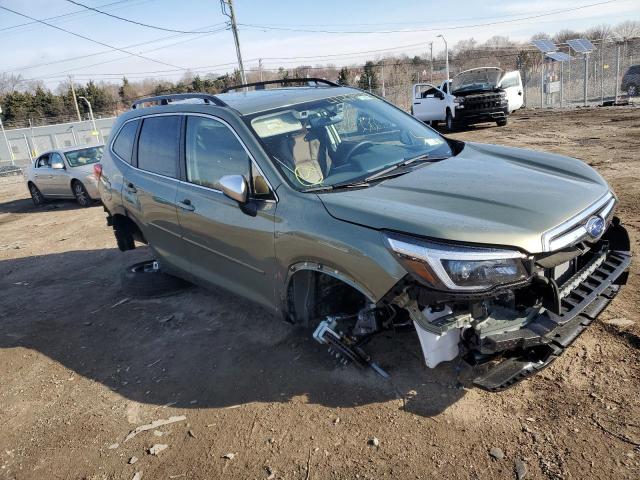 JF2SKAXC0MH507658 - 2021 SUBARU FORESTER TOURING 绿色 照片 4