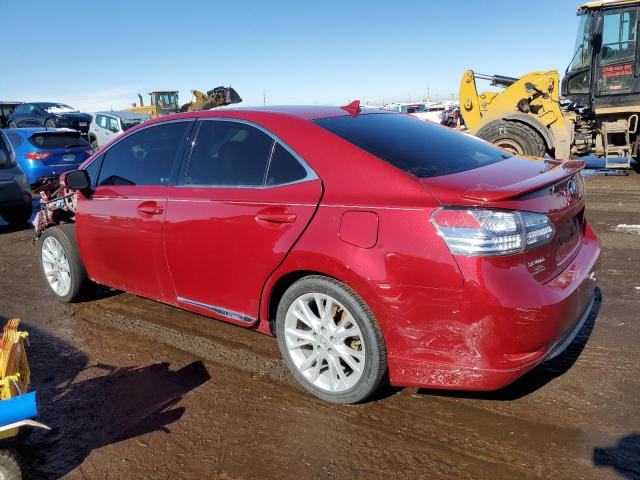 JTHBB1BA8B2046938 - 2011 LEXUS HS 250H RED photo 2