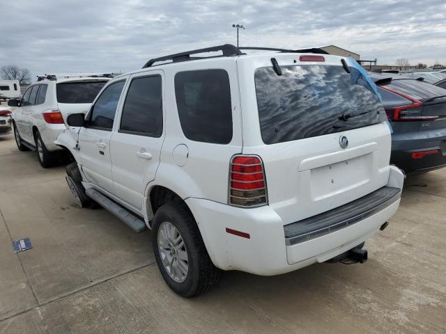 4M2YU56Z96DJ02631 - 2006 MERCURY MARINER WHITE photo 2