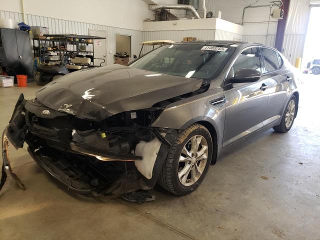 5XXGN4A73DG165886 - 2013 KIA OPTIMA EX GRAY photo 1