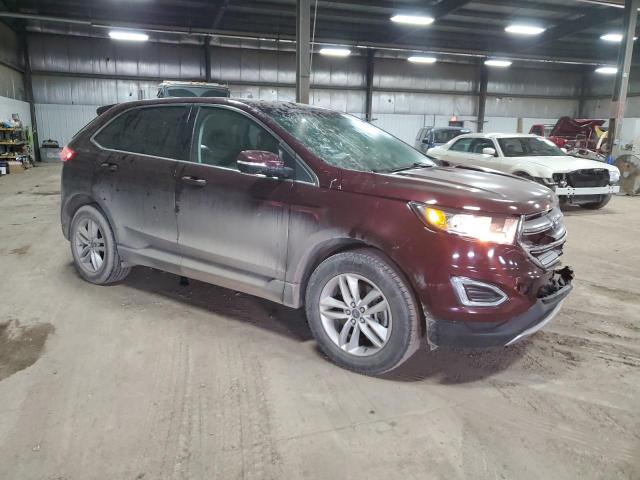 2FMPK4J97JBC31339 - 2018 FORD EDGE SEL 勃艮第红 照片 4