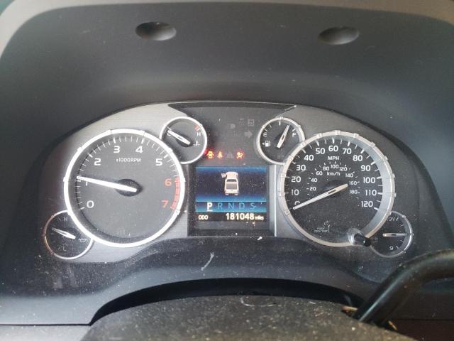 5TFRM5F10EX076714 - 2014 TOYOTA TUNDRA DOUBLE CAB SR/SR5 GRAY photo 9