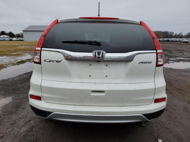 5J6RM4H58FL009016 - 2015 HONDA CR-V EX WHITE photo 6