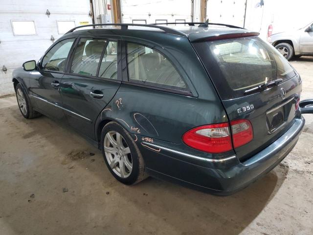 WDBUH87X67X222344 - 2007 MERCEDES-BENZ E 350 4MATIC WAGON GREEN photo 2