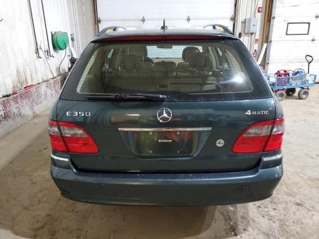 WDBUH87X67X222344 - 2007 MERCEDES-BENZ E 350 4MATIC WAGON GREEN photo 6