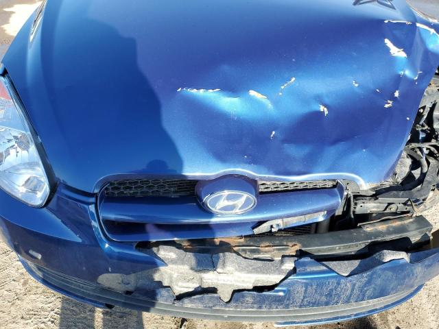 KMHCM3AC7BU197610 - 2011 HYUNDAI ACCENT GL BLUE photo 11