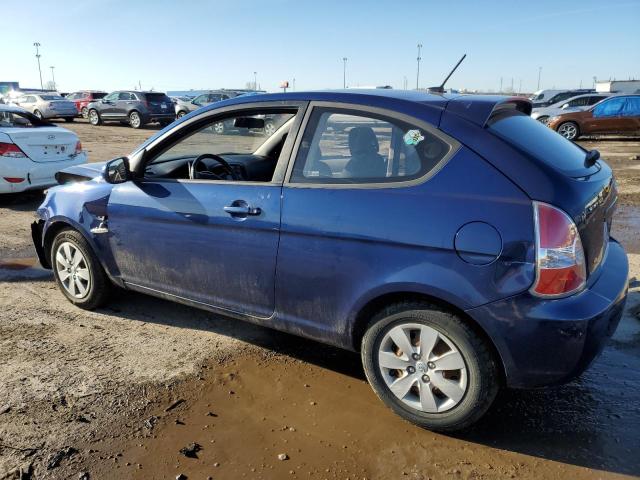 KMHCM3AC7BU197610 - 2011 HYUNDAI ACCENT GL BLUE photo 2