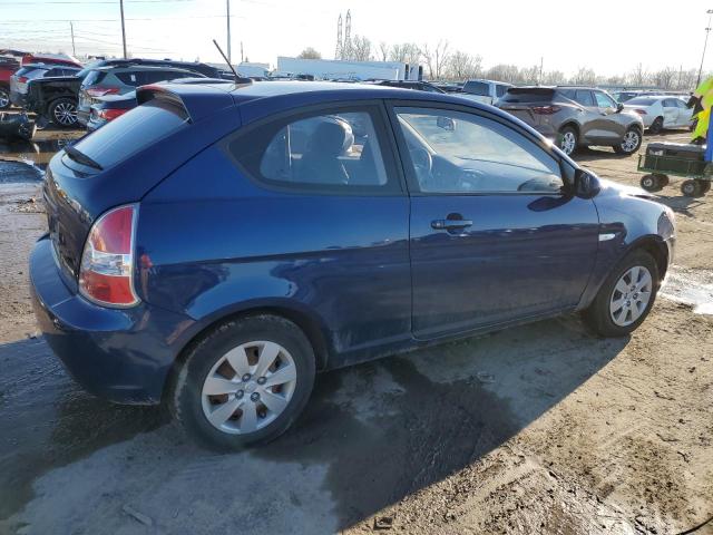 KMHCM3AC7BU197610 - 2011 HYUNDAI ACCENT GL BLUE photo 3