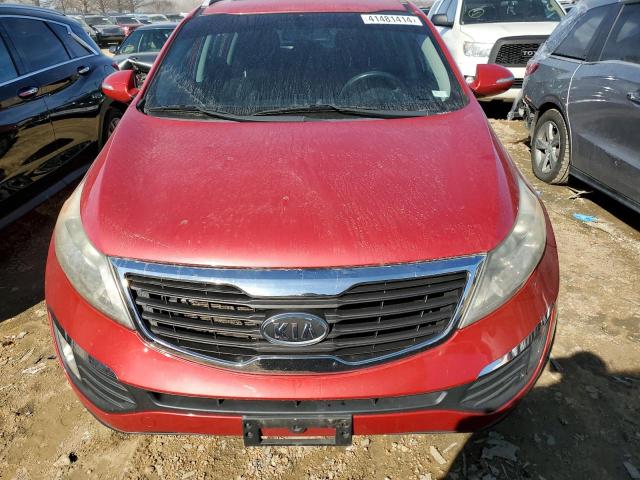 KNDPC3A28B7019655 - 2011 KIA SPORTAGE EX MAROON photo 5