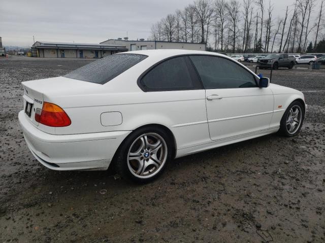 WBABN53491JU24808 - 2001 BMW 330 CI WHITE photo 3