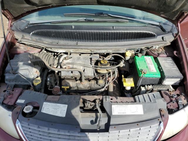 2C4GP44G71R170243 - 2001 CHRYSLER TOWN & COU RED photo 12