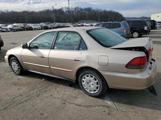 1HGCG56471A044185 - 2001 HONDA ACCORD LX TAN photo 2