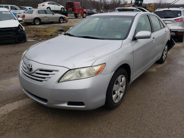 4T1BE46K57U708642 - 2007 TOYOTA CAMRY CE SILVER photo 2