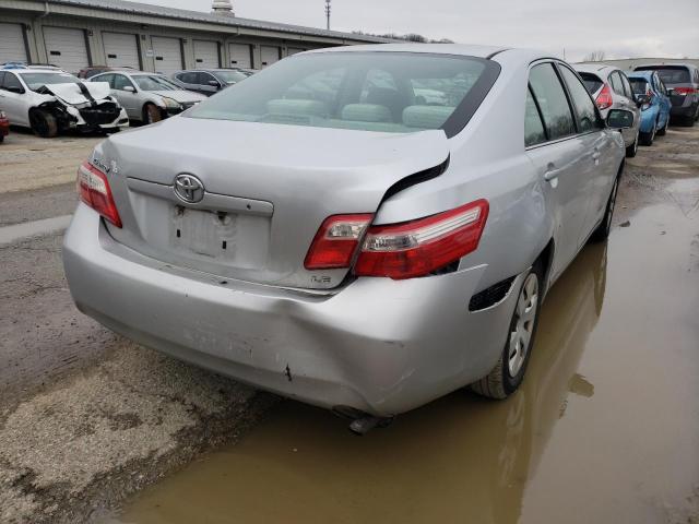 4T1BE46K57U708642 - 2007 TOYOTA CAMRY CE SILVER photo 4