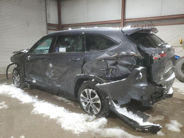 5TDHZRBH4NS191541 - 2022 TOYOTA HIGHLANDER XLE GRAY photo 2