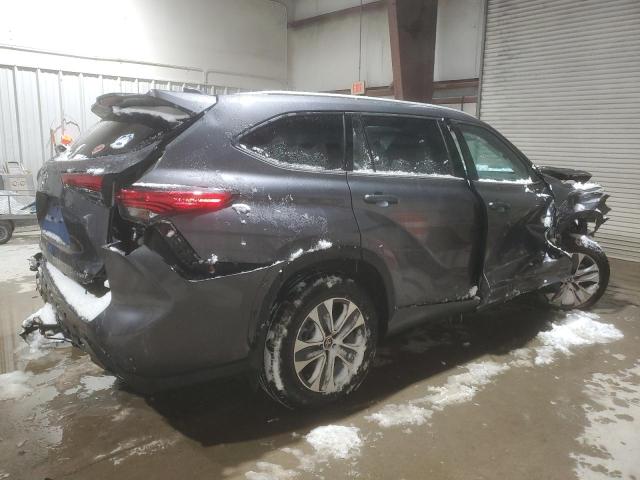 5TDHZRBH4NS191541 - 2022 TOYOTA HIGHLANDER XLE GRAY photo 3