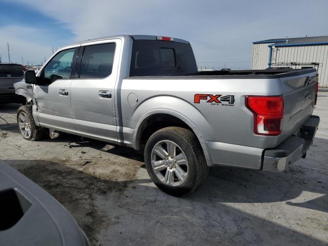 1FTEW1E50LKE15343 - 2020 FORD F150 SUPERCREW SILVER photo 2