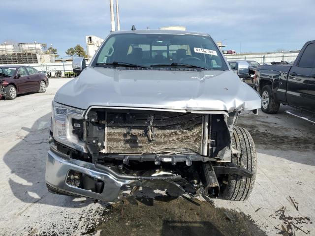 1FTEW1E50LKE15343 - 2020 FORD F150 SUPERCREW SILVER photo 5