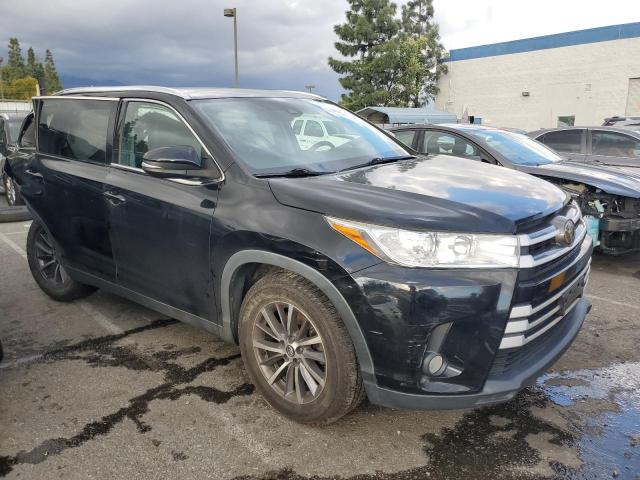 5TDKZRFH4KS312533 - 2019 TOYOTA HIGHLANDER SE BLACK photo 1