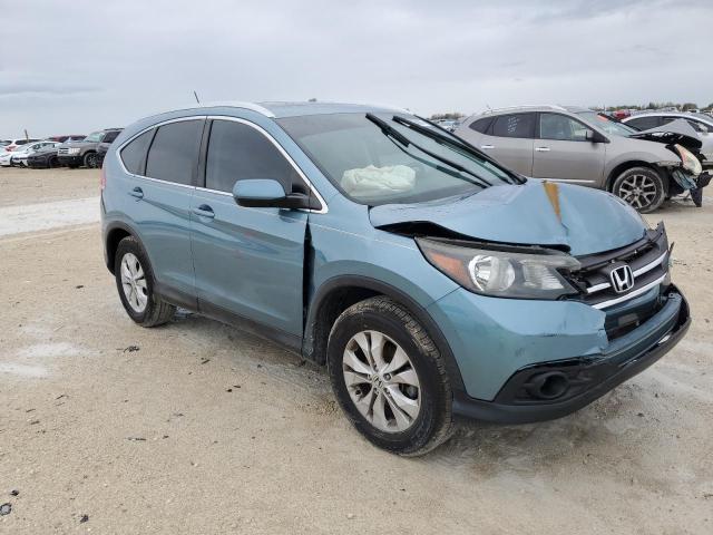 2HKRM3H79EH558311 - 2014 HONDA CR-V EXL BLUE photo 4