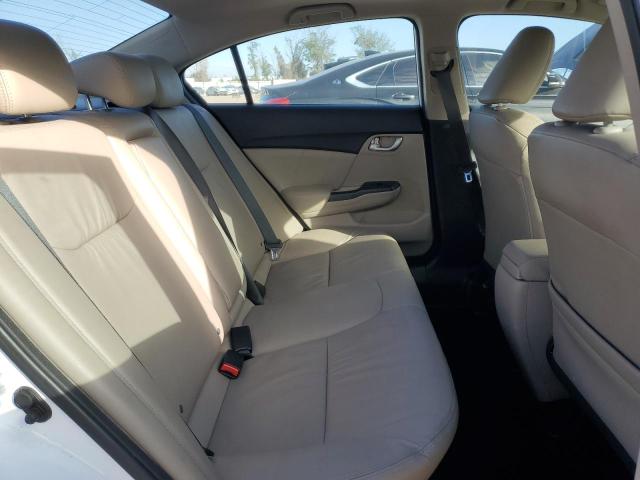 19XFB2F97DE256865 - 2013 HONDA CIVIC EXL თეთრი ფოტო 10