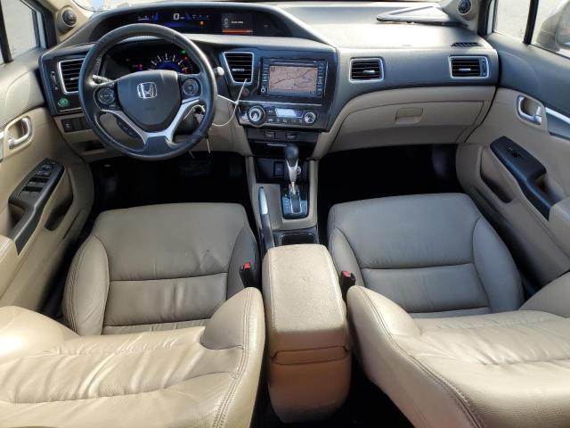 19XFB2F97DE256865 - 2013 HONDA CIVIC EXL თეთრი ფოტო 8