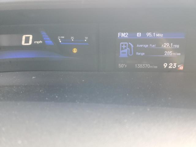 19XFB2F97DE256865 - 2013 HONDA CIVIC EXL თეთრი ფოტო 9