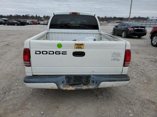 1B7GL2AX71S213238 - 2001 DODGE DAKOTA QUAD WHITE photo 6