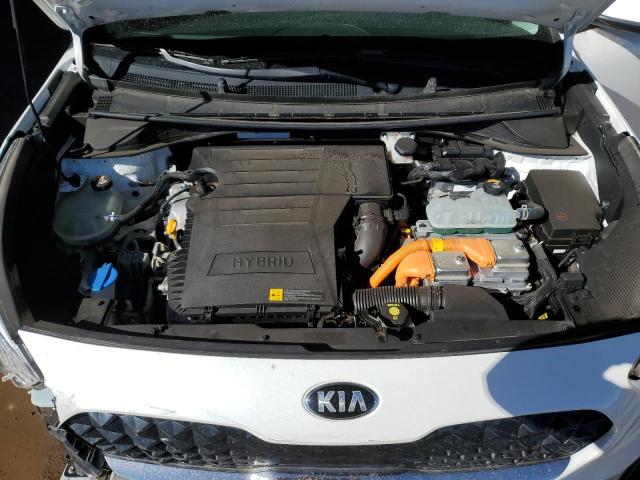 KNDCB3LC5L5374321 - 2020 KIA NIRO LX WHITE photo 12