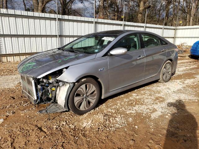 KMHEC4A43EA112990 - 2014 HYUNDAI SONATA HYBRID GRAY photo 1