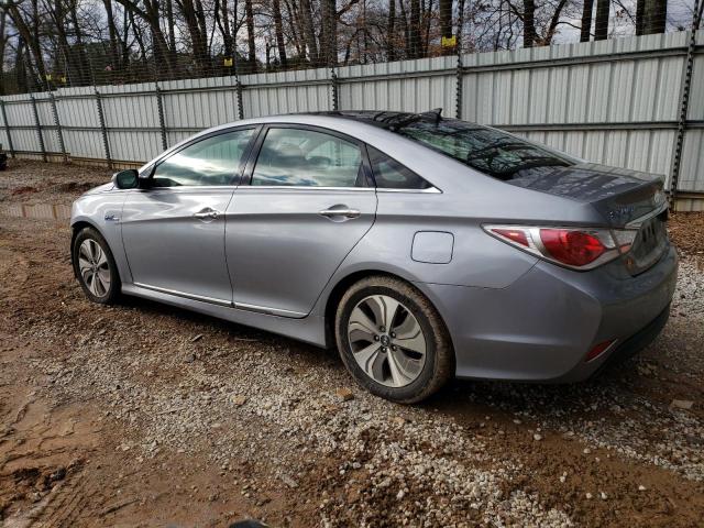 KMHEC4A43EA112990 - 2014 HYUNDAI SONATA HYBRID GRAY photo 2