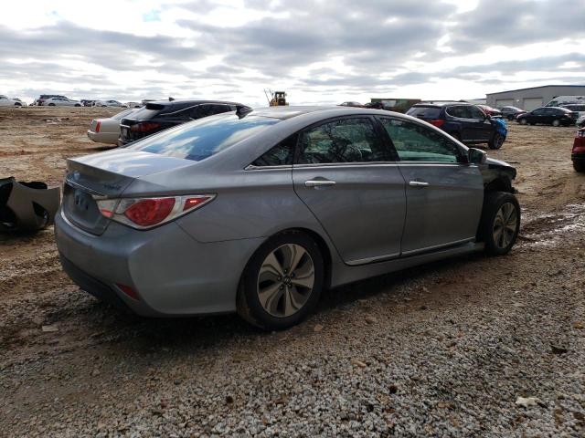 KMHEC4A43EA112990 - 2014 HYUNDAI SONATA HYBRID GRAY photo 3