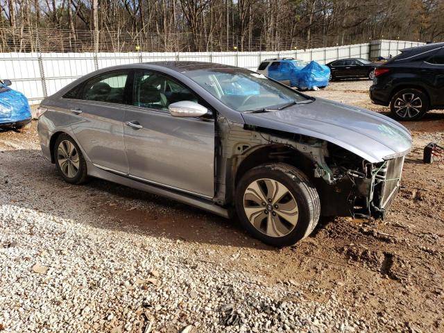 KMHEC4A43EA112990 - 2014 HYUNDAI SONATA HYBRID GRAY photo 4