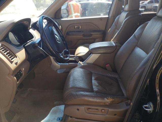 5FNYF18515B066427 - 2005 HONDA PILOT EXL BLUE photo 7