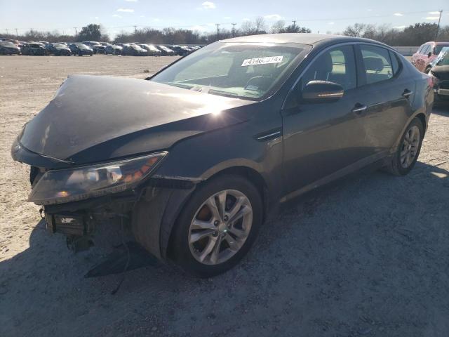 5XXGM4A77DG114619 - 2013 KIA OPTIMA LX CHARCOAL photo 1