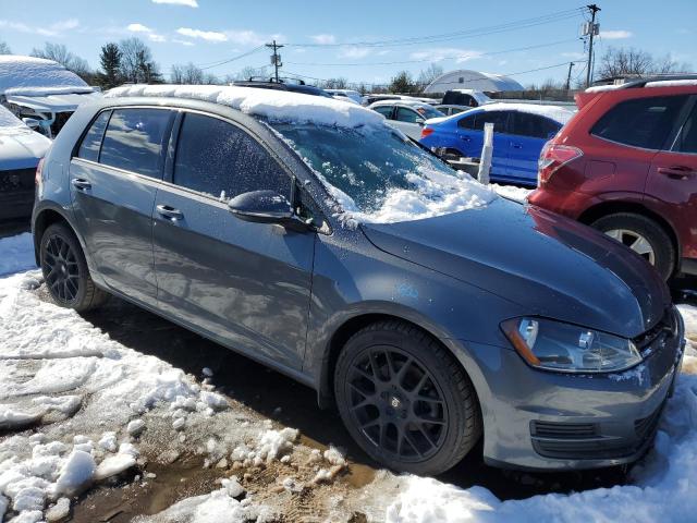 3VW217AU9GM010532 - 2016 VOLKSWAGEN GOLF S/SE GRAY photo 4